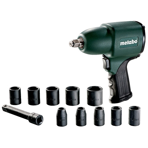 Metabo DSSW 360 SET 1/2" Air Impact Wrench 410-630Nm | 604118500