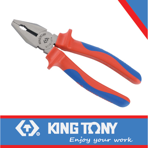 KING TONY PLIERS COMBINATION 180MM VDE1000V | 6116 07A