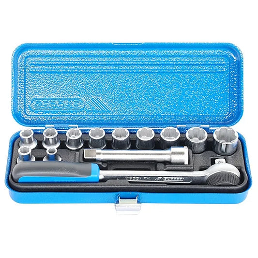 Gedore 15 Piece 1/2" Socket Set (C19 HMZ) | 612286