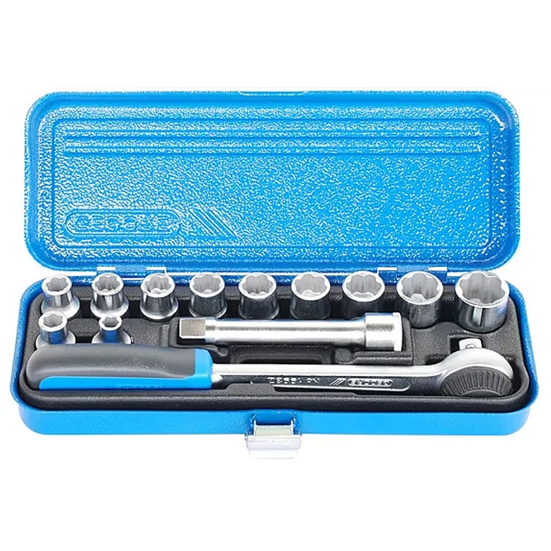 Gedore 15 Piece 1/2" Socket Set (D19 HMZ) | 614610