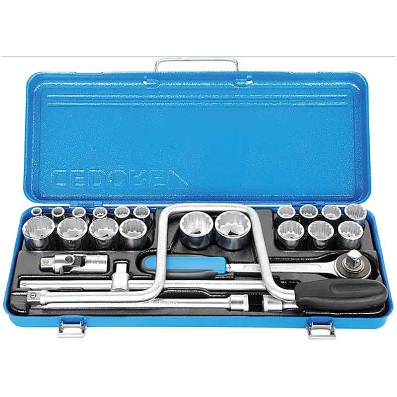 Gedore 27 Piece 1/2" Socket Set (D19 TMZ) | 614831
