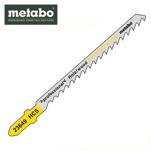 Metabo T244D Jigsaw Blades Professional Wood 74/4.0mm 5/Pack