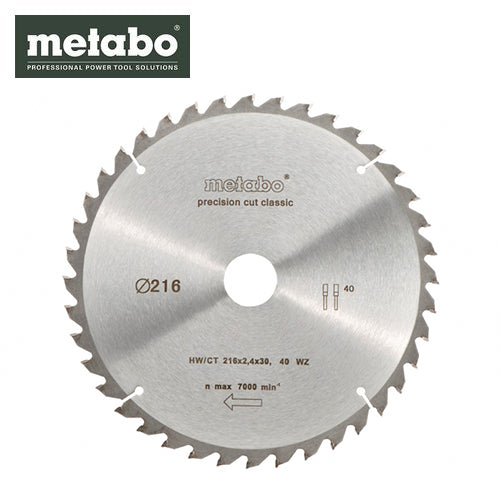 216x30mm &#8211; 40T Classic Wood Saw Blade