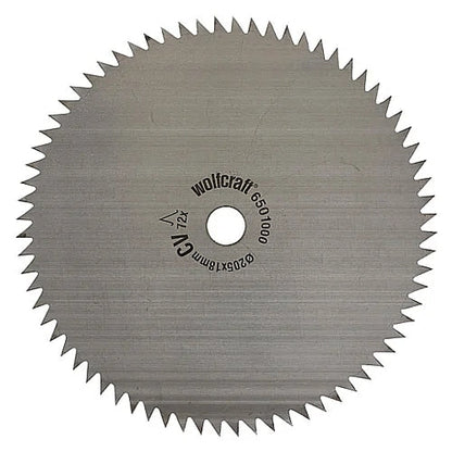 Wolfcraft 1 Cr-V Steel Mitre Saw Blade, D205MM X B18MM X K2.6MM - 72T | 6501000