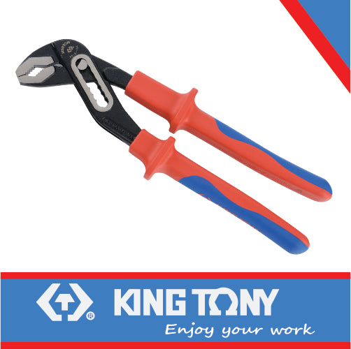 KING TONY WATERPUMP PLIERS 250MM VDE 1000V | 6516 10A