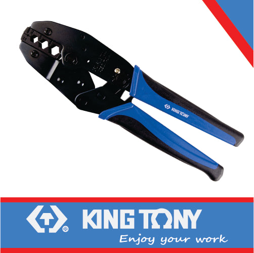 KING TONY CRIMPING TOOL RATCHET TYPE INSULATED | 67GH 09
