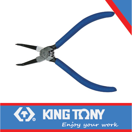 KING TONY PLIERS CIRCLIP INTERNAL BENT 125MM | 68HB 05