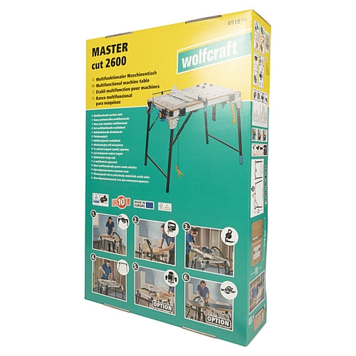 Wolfcraft MASTER Cut 2600 Machine Table | 6918000