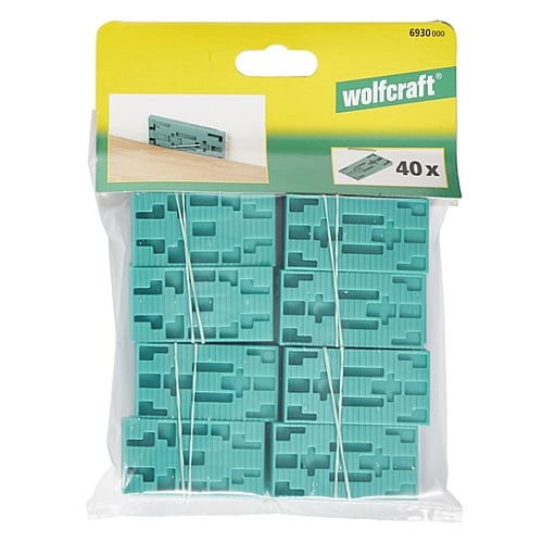 Wolfcraft 40 Piece Plastic Spacer Wedges | 6930000