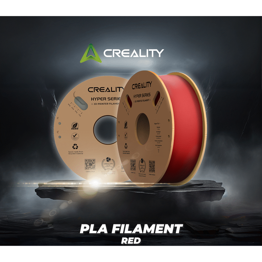 Creality 1.75mm Hyper Series PLA High-Speed Filament - Red 1Kg | 3301010342