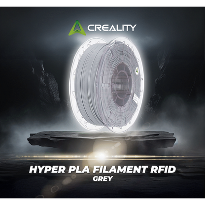 Creality 1.75mm Hyper Series PLA RFID Filament - Grey 1Kg | 3301010466