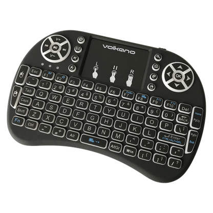 Volkano Control Series Smart TV Remote Control Keyboard and Trackpad | VK-20038-BK