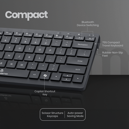 Volkano Galena Series Bluetooth Keyboard | VK-20247-BK