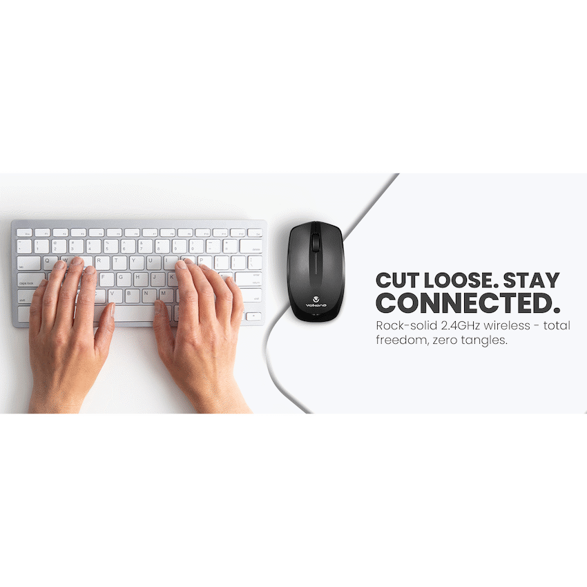 Volkano Focus Series Wireless Mouse | VK-20194-BK