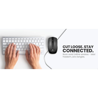 Volkano Focus Series Wireless Mouse | VK-20194-BK
