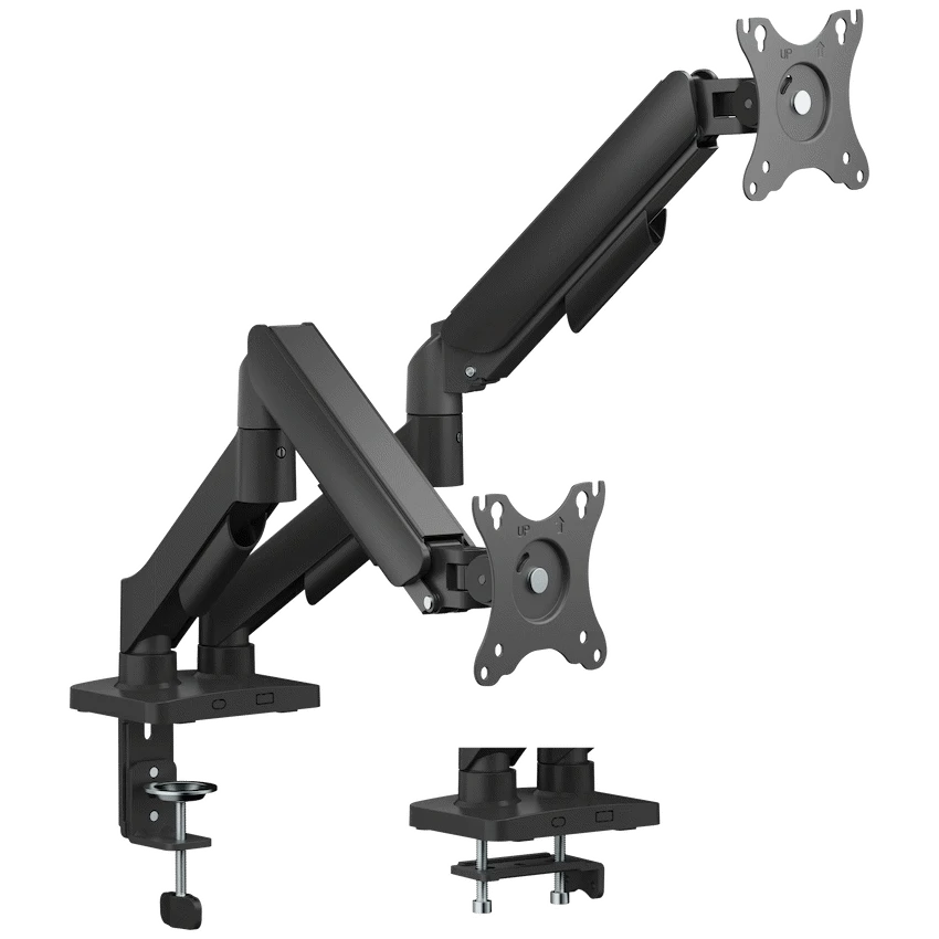 Volkano Steel Series Full Motion Dual Monitor Desk Mount 17" - 32" | VK-4039-BK