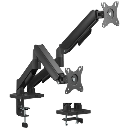 Volkano Steel Series Full Motion Dual Monitor Desk Mount 17" - 32" | VK-4039-BK
