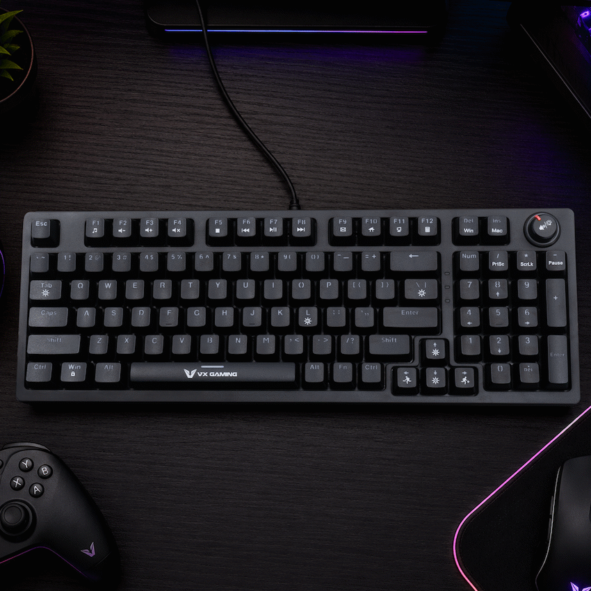 VX Gaming Warborn RGB TKL Mechanical Keyboard | VX-231-BK
