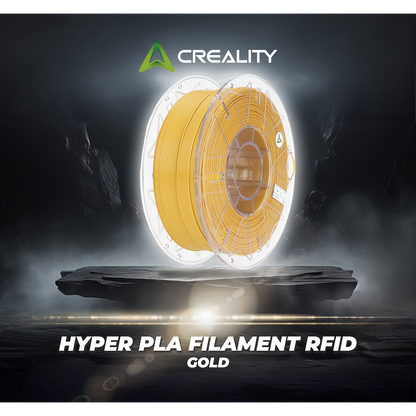Creality 1.75mm Hyper Series PLA RFID Filament - Gold 1Kg | 3301010459
