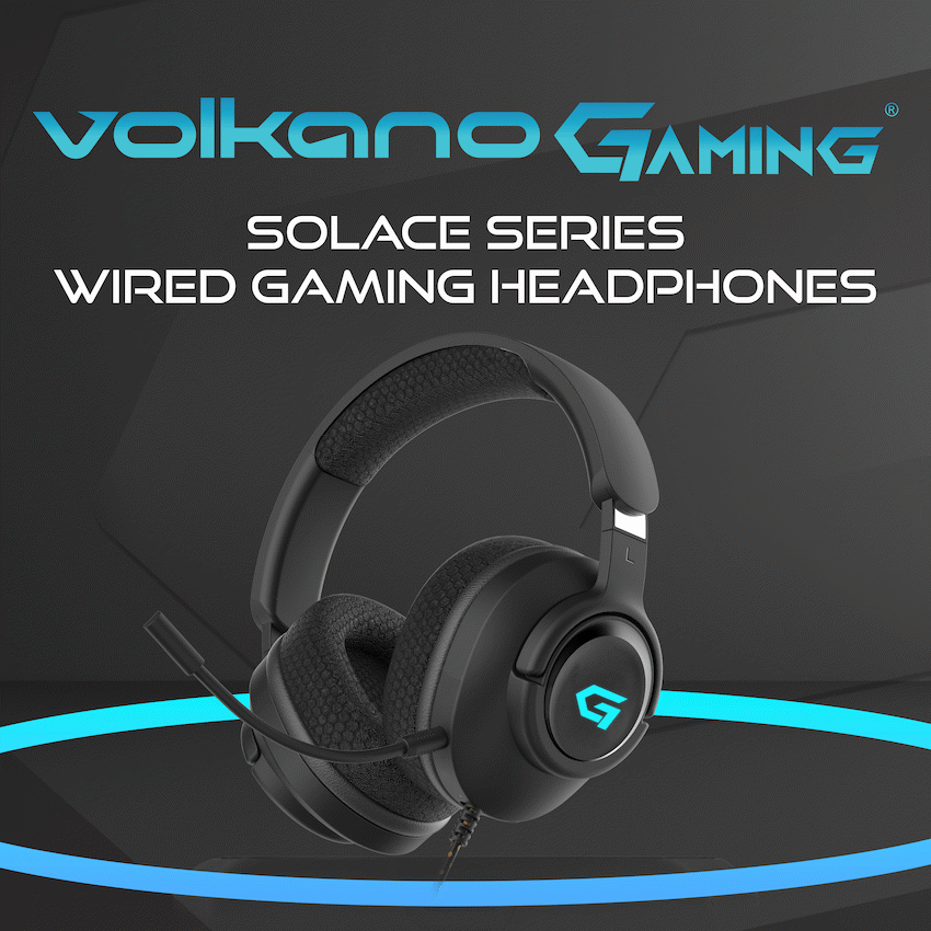 Volkano Gaming Solace Series Wired Gaming headphones | VG-223-BK[V1]