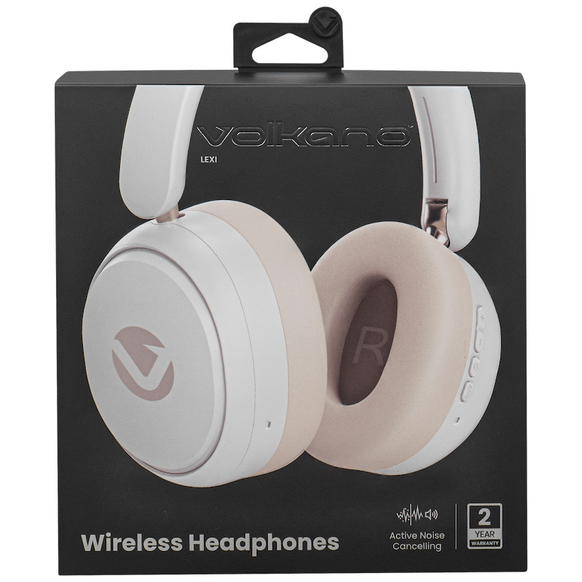 Volkano Lexi Bluetooth Headphone with ANC - Nude | VK-2009-ND