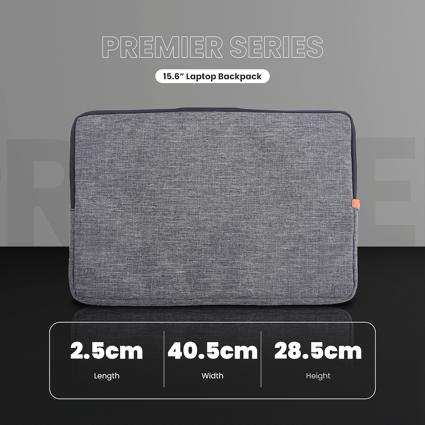 Volkano Premier Series Laptop Sleeve 15.6" | VK-7020-BK15.6