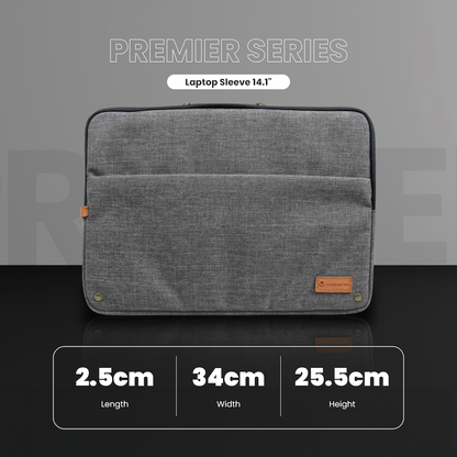 Volkano Premier Series Laptop Sleeve 14.1" | VK-7020-BK14.1