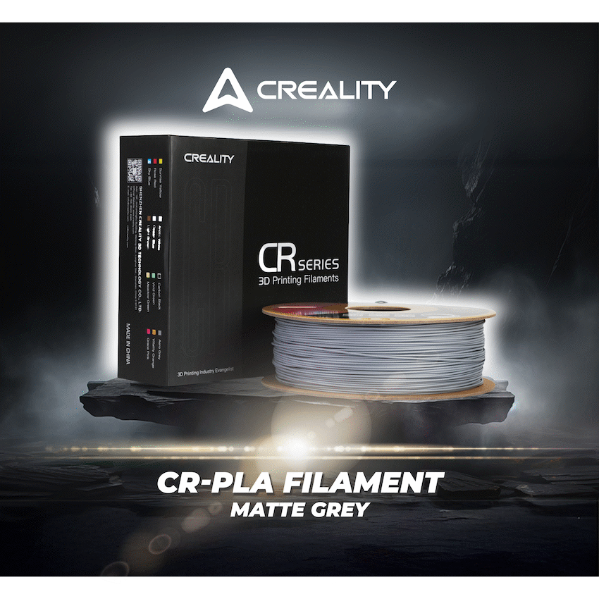 Creality 1.75mm PLA Matte Filament - Grey 1Kg | 3301010299