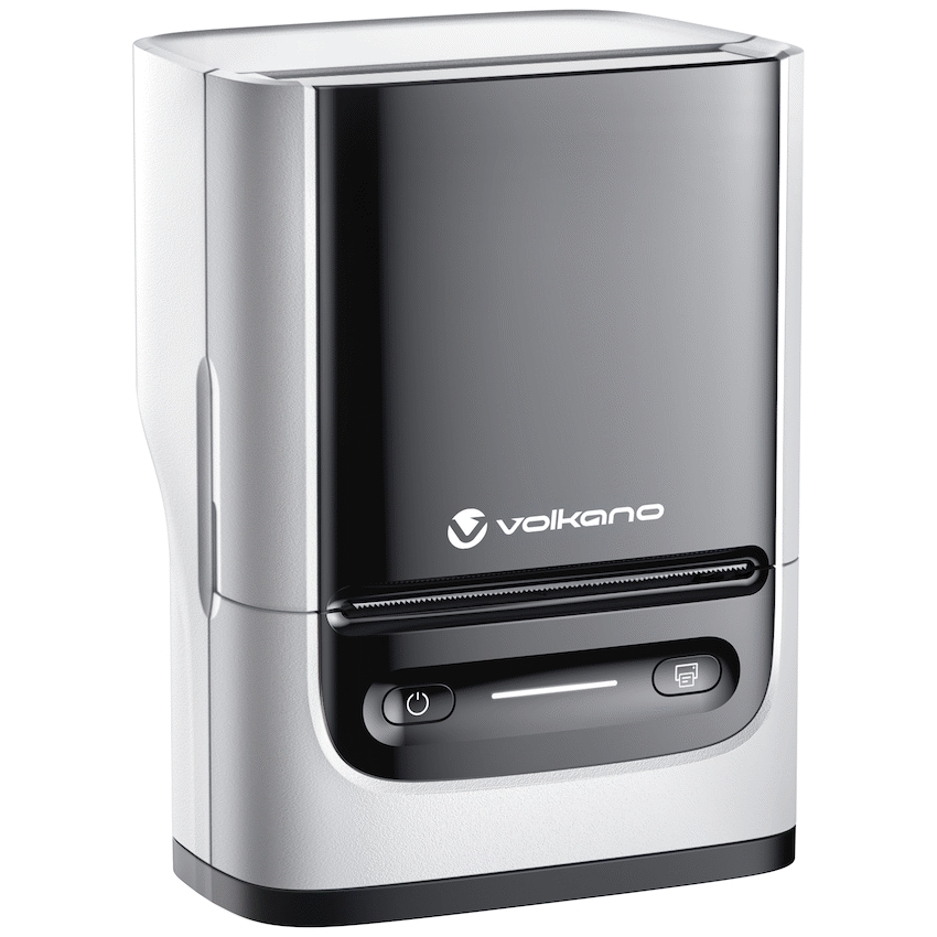Volkano LabelPro Duo Series Thermal Dual Size Label Printer - Black and White | VK-10011-BWT