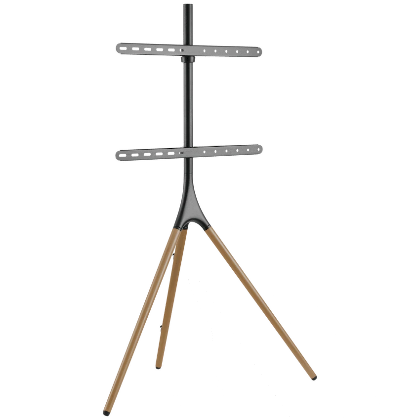 Volkano Steel series Fixed Easel TV Stand 45" - 65" TVs | VK-4042-BK