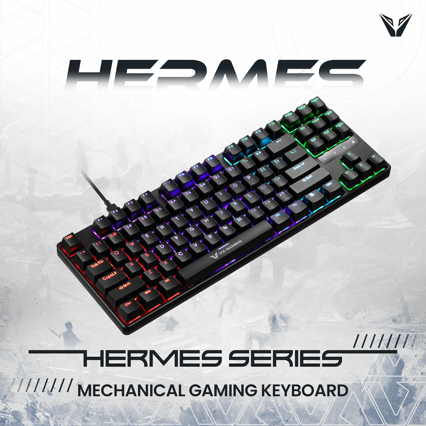 VX Gaming Hermes Series Mechanical Gaming Keyboard | VX-211-BK