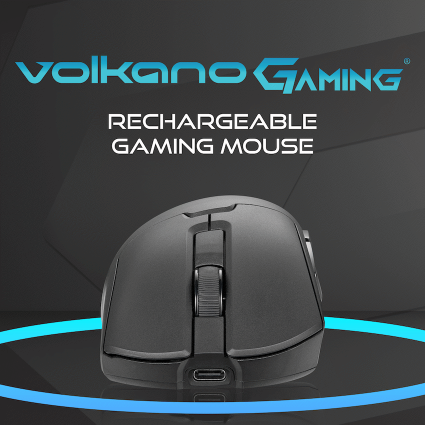 Volkano gaming Arc Ultra-Lightweight Rechargeable Gaming Mouse | VG-201-BK