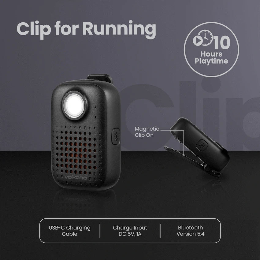 Volkano Flex Bluetooth Wireless Speaker - Black | VK-3010-BK