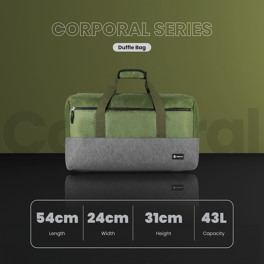 Volkano Corporal 43l Duffle - Khaki | VK-9122-KH