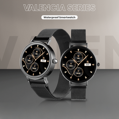 Volkano Valencia Series Ladies Smart Watch - Black | VK-5050-BK