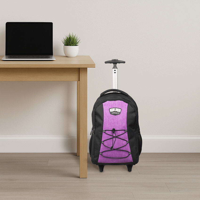 Volkano Winner Trolley Backpack 22L Pink | VK-9150-PK