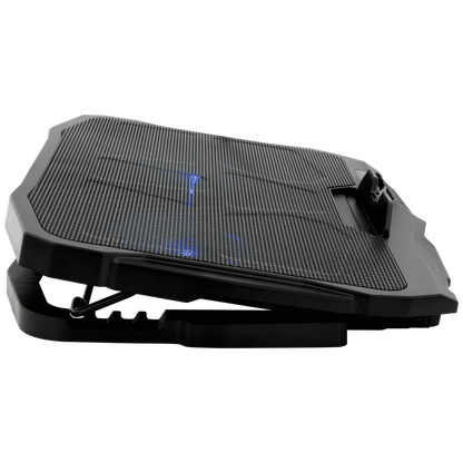 Volkano Glacier Series Upright Notebook Cooling Stand with Dual Fans | VK-20053-BK[V2]