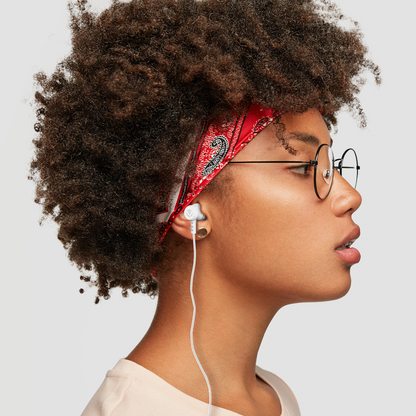 Volkano Earphones with Mic - Stannic Series - White | VSN202-WHT[V2]