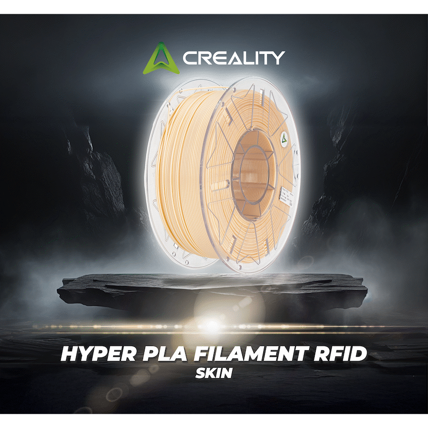 Creality 1.75mm Hyper Series PLA RFID Filament - Skin 1Kg | 3301010464