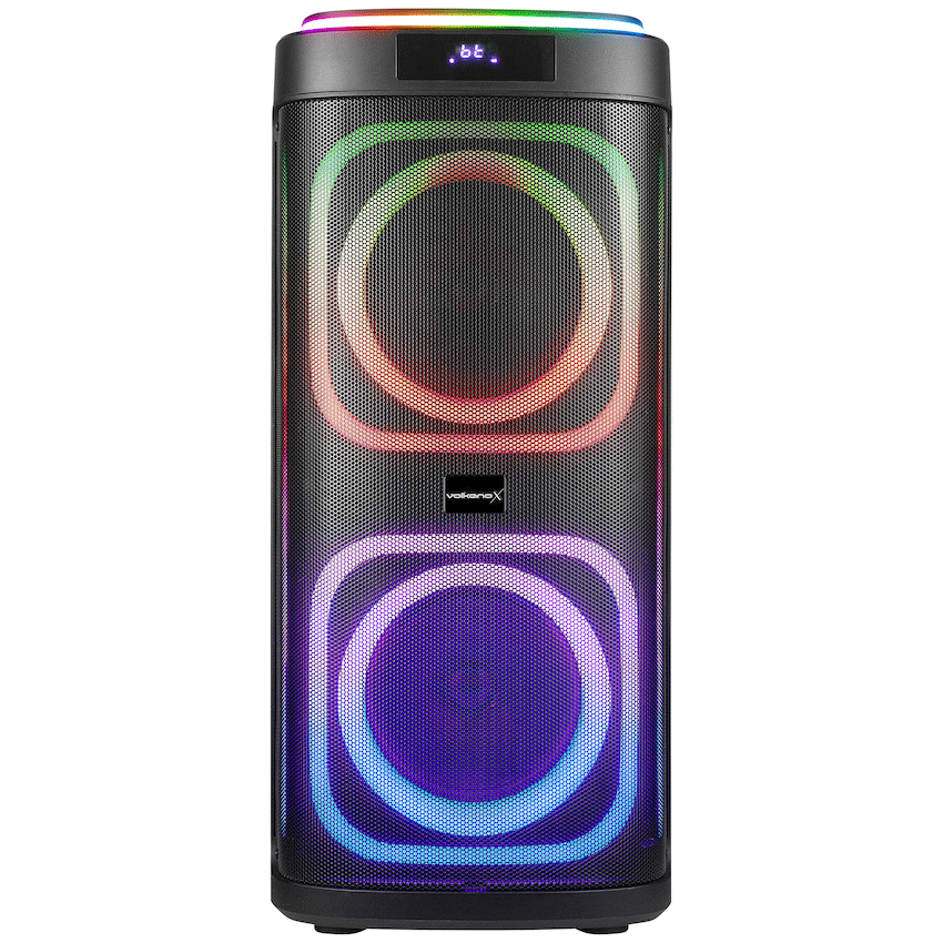 VolkanoX Master Series Dual 8" Party Speaker | VKX-3901-D8-BK