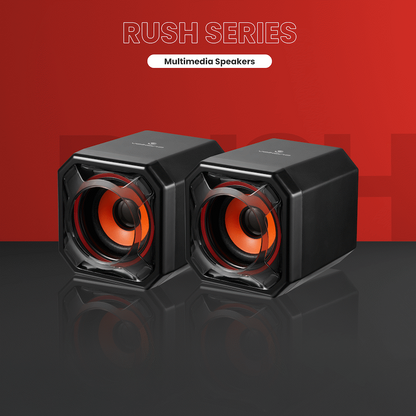 Volkano Rush Series Multimedia Speakers | VK-0001-BK