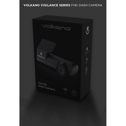 Volkano Vigilance Series FHD Dash Camera - Black | VK-10022-BK
