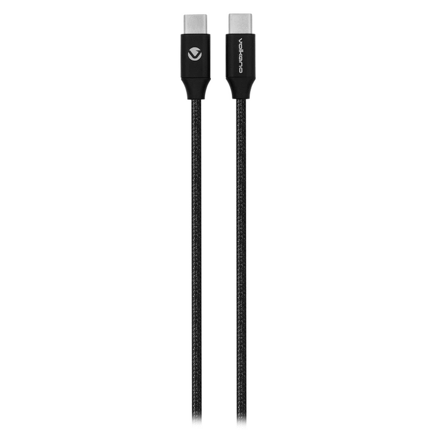 Volkano On-The-Go Type-C to Type-C 30w Cable - Black | VK-PDQ-303-BK