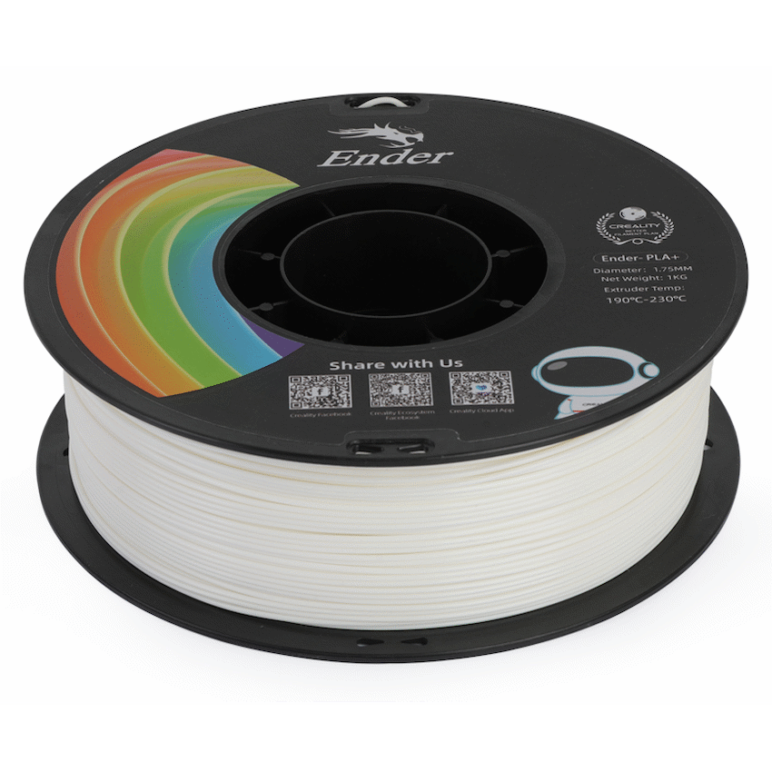 Creality 1.75mm Ender-PLA+ Filament - White 1Kg | 3301010305