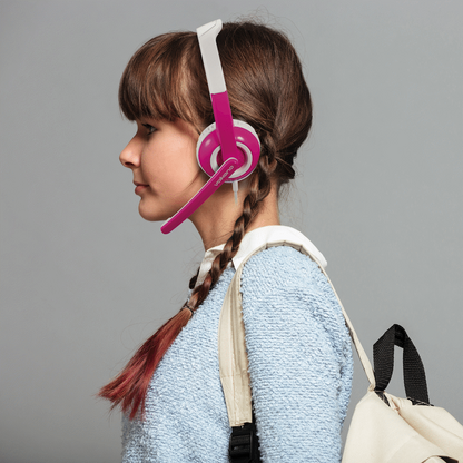 Volkano Kids Chat Junior Series Headset with Mic - Pink | VK-6512-PK