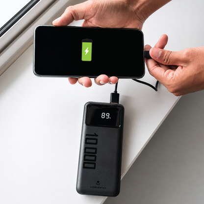 Volkano Punch Series 10000mah Power Bank | VK-9021-BK