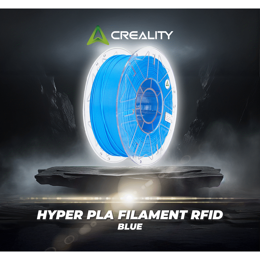 Creality 1.75mm Hyper Series PLA RFID Filament - Blue 1Kg | 3301010404