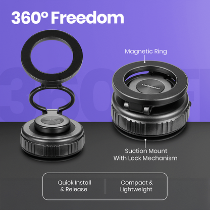 Volkano Magnoire Series Magsafe Phone Mount - Black | VK-5038-BK