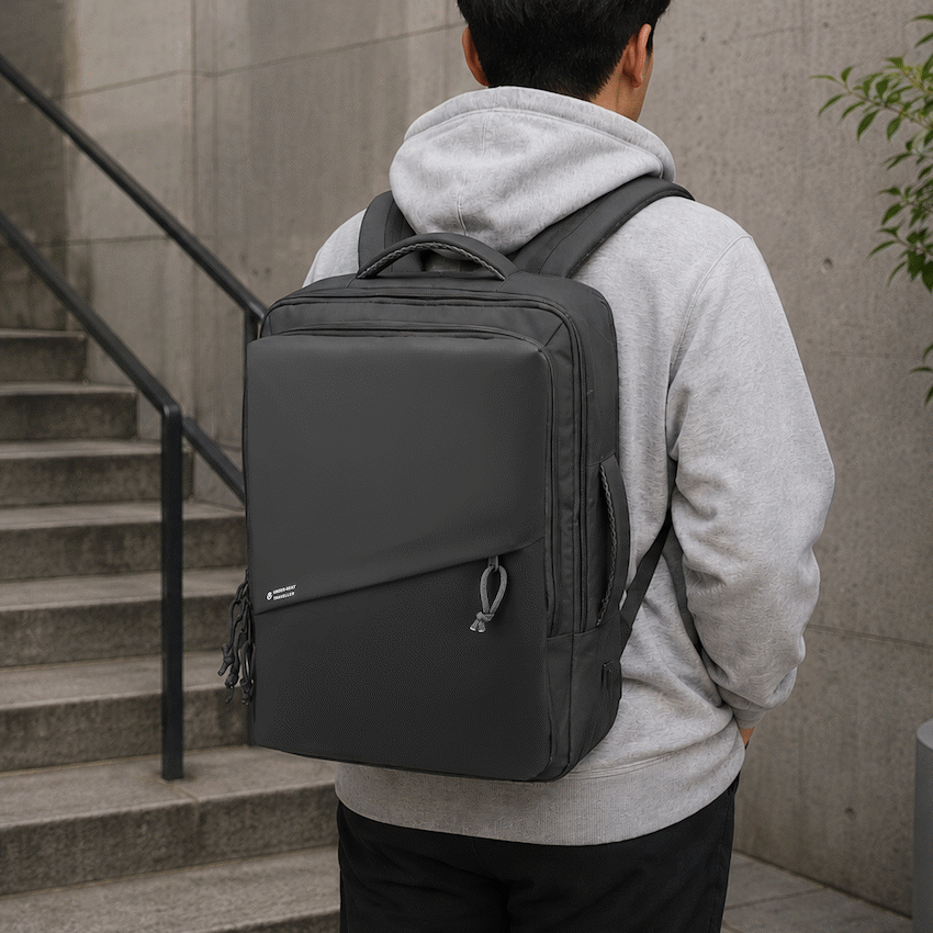 Volkano Under-Seat Traveller Backpack Charcoal | VK-9300-CH