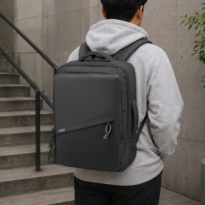 Volkano Under-Seat Traveller Backpack Charcoal | VK-9300-CH